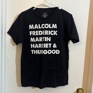BLACK INFLUENTIAL LEADERS Fredrick Martin Harriet & Thurgood T shirt Size Medium